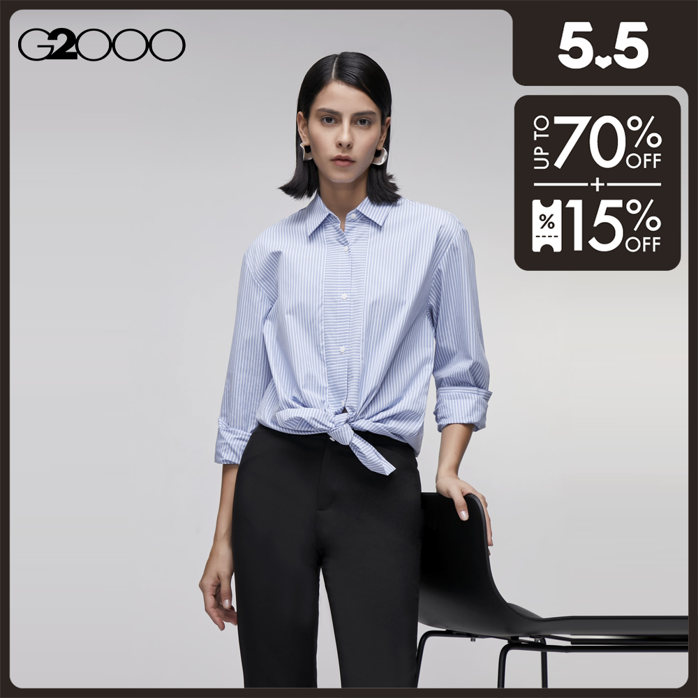 G2000 Women Color Base Striped Shirt