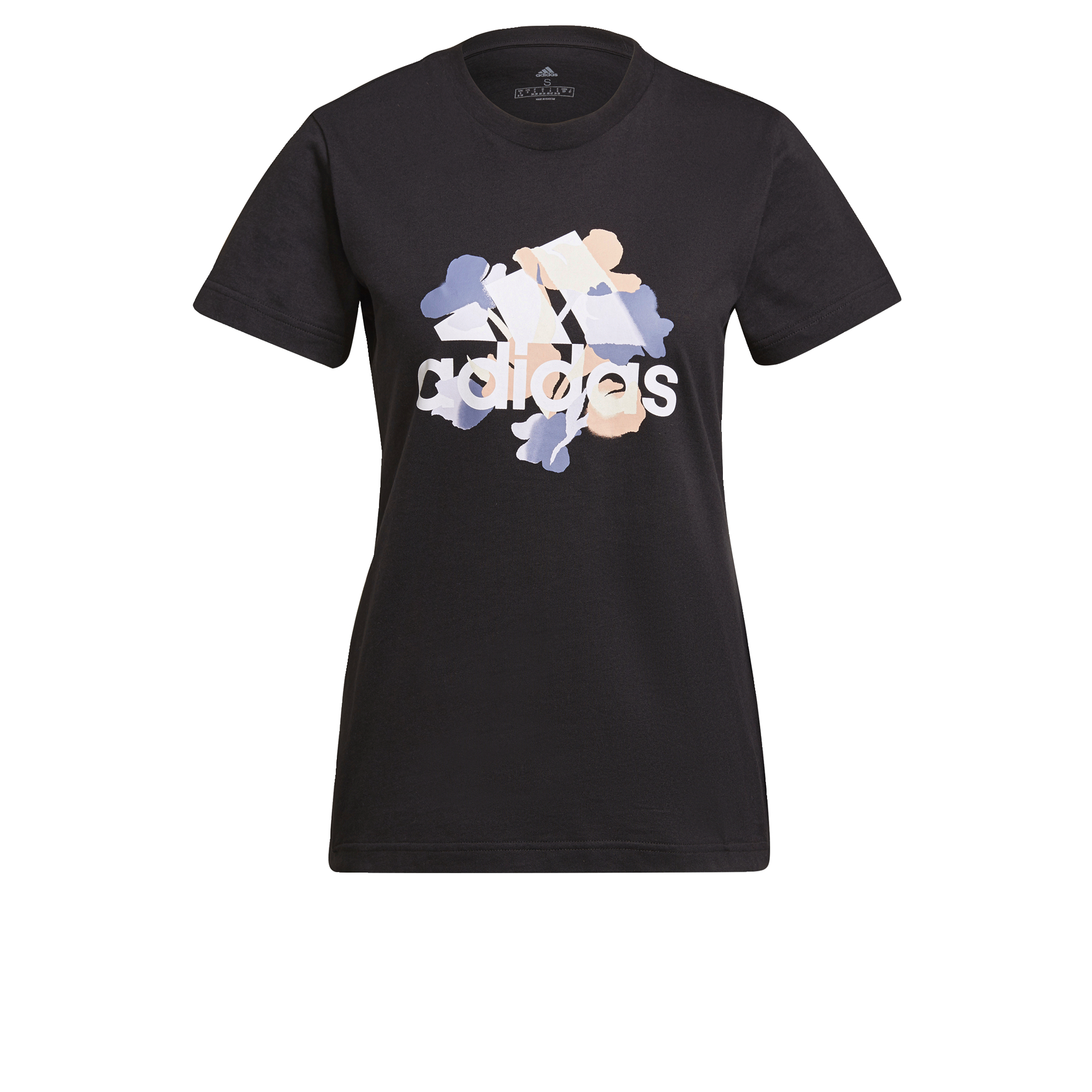 adidas Lifestyle Floral Graphic Tee Women Black GT8806